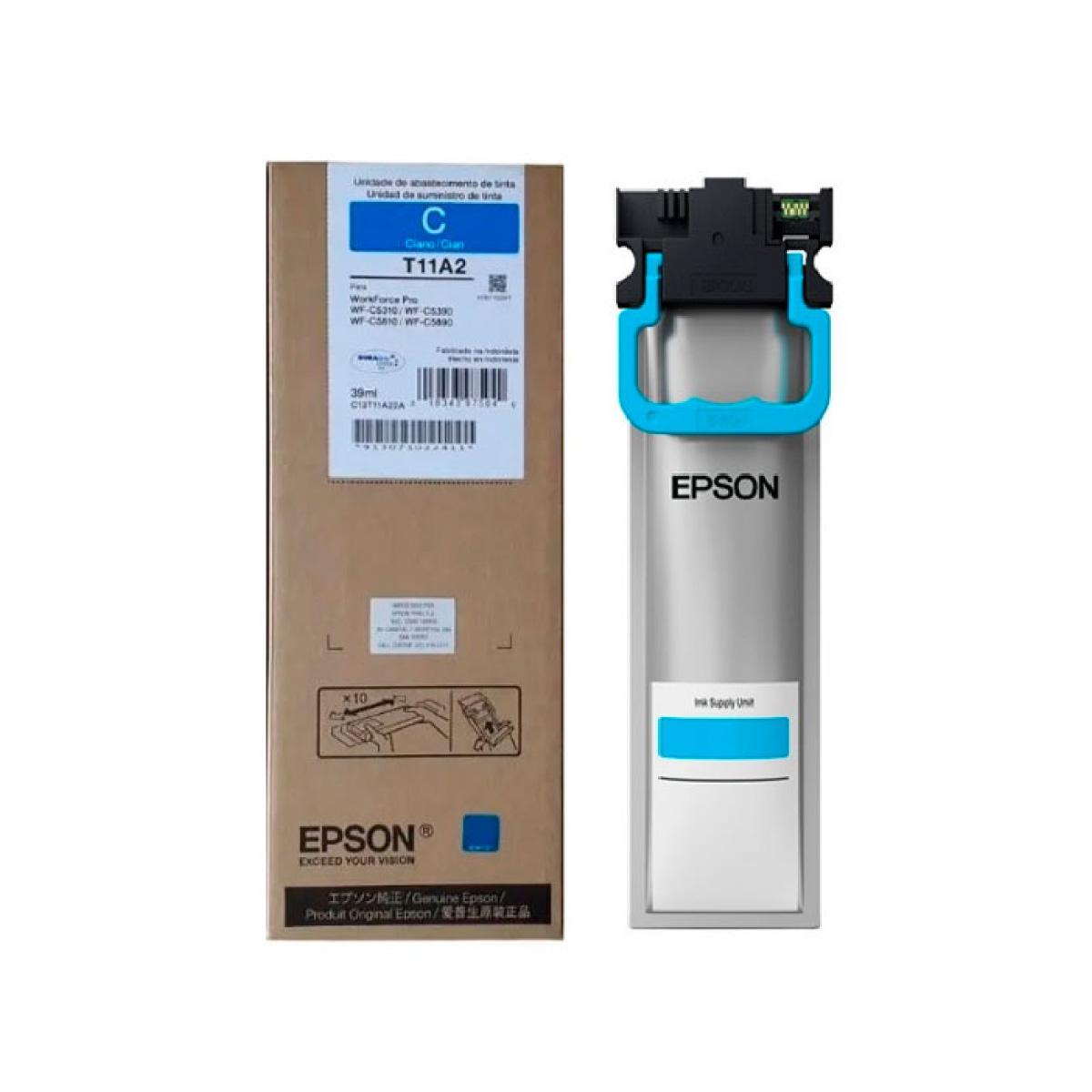 Tinta Cyan para impresora WF C5390/WF C5890, 5.000 paginas