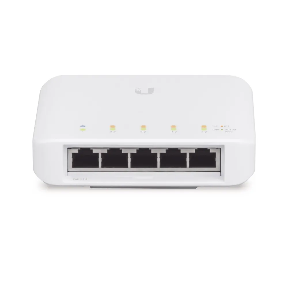 Switch 5 puertos RJ45 Gigabit Ethernet PoE IP55 de Ubiquiti - USW-FLEX