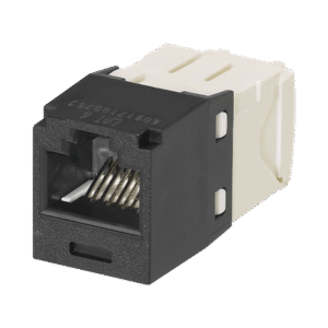 Conector Jack RJ45 Cat 6 alta calidad para redes de oficina, hogar y pequeña empresa