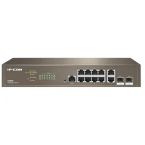 Switch 10 x 10/100/1000Base-T RJ45, 2 x Gigabit SFP 128 MB DDR3 IP-COM - G5312F