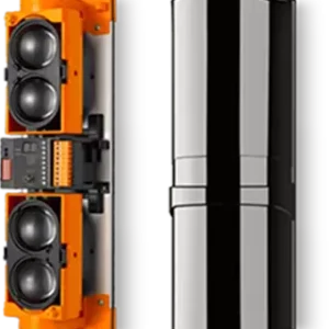 BARRERA PERIMETRAL DE 4 HACES IR, 4 FRECUENCIAS CONFIGURABLES