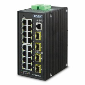 Switch industrial gigabit gestionado de 16 puertos 10/100/1000T + 4 SFP - IGS-20040MT