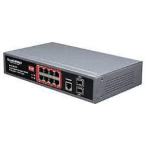 Switch PoE+ Gigabit Administrable de 10 Puertos con 2 Puertos SFP Gigabit - LPSGW1082FP