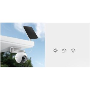 Kit camara PT wifi solar de 4 mpx + panel solar