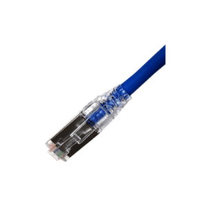 Patch Cord Ultra Delgado CAT6A Blindado S/FTP - Color Azul 2M de Lanpro - LP4CADFCBL2L
