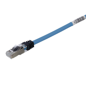 PATCH CORD CAT6A, BLINDADO S/FTP, CM/LS0H, 1M, COLOR AZUL