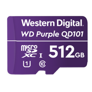 TARJETA DE MEMORIA MICRO SD UHS-I PURPLE WD DE 512 GB