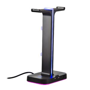 Soporte para auriculares 2 puertos USB 2.0 para cargar dispositivos de Xtech -XTH-690