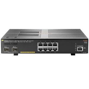Switch de acceso PoE+ de 8 puertos y 2 SFP+ de Aruba Networks - JL258A