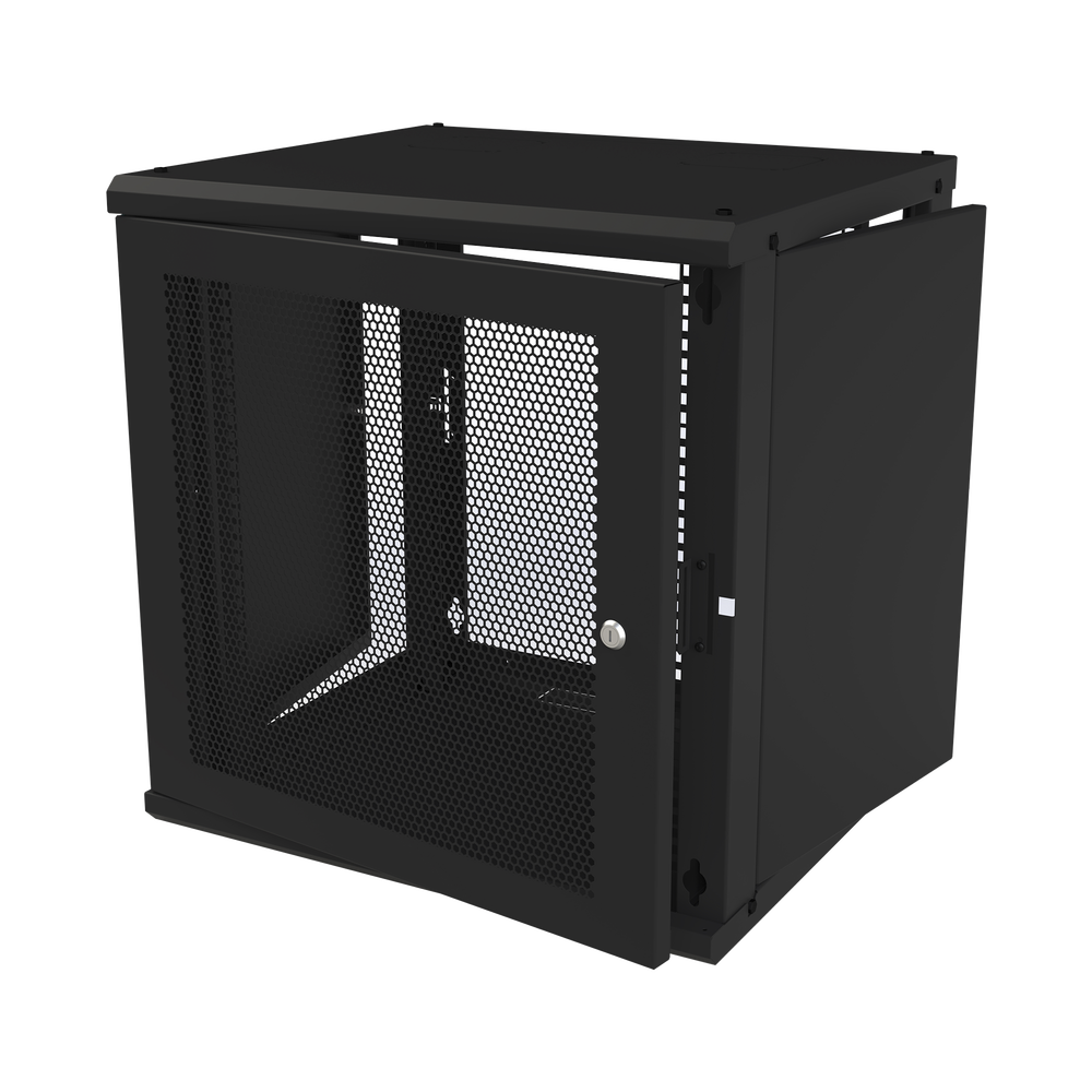 Gabinete de Pared Fijo, Puerta Perforada, Rack 19in, de 12 Unidades de Rack - Imagen 3