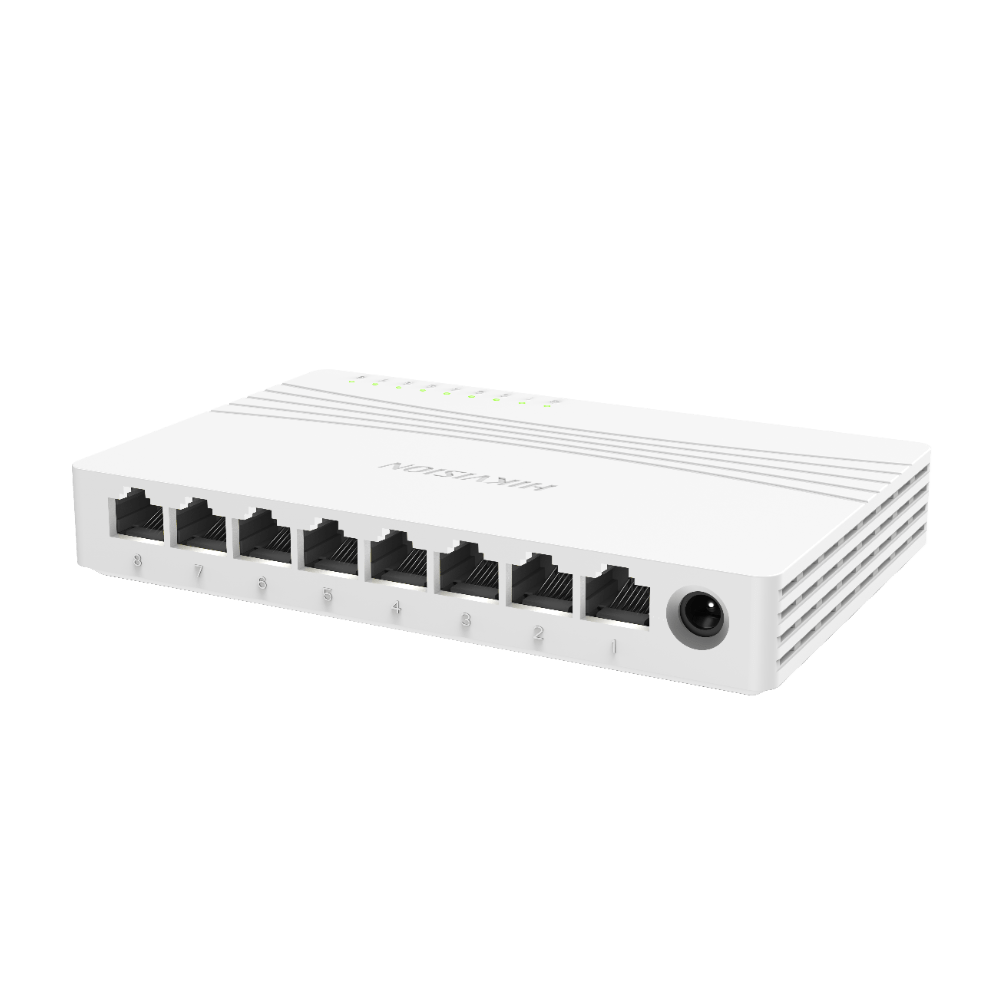 Switch Gigabit No Administrable de 8 Puertos 10/100/1000 Mbps - DS-3E0508D-E