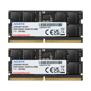 Memoria RAM DDR5 de 16GB Adata - GD5S5200716GSSS