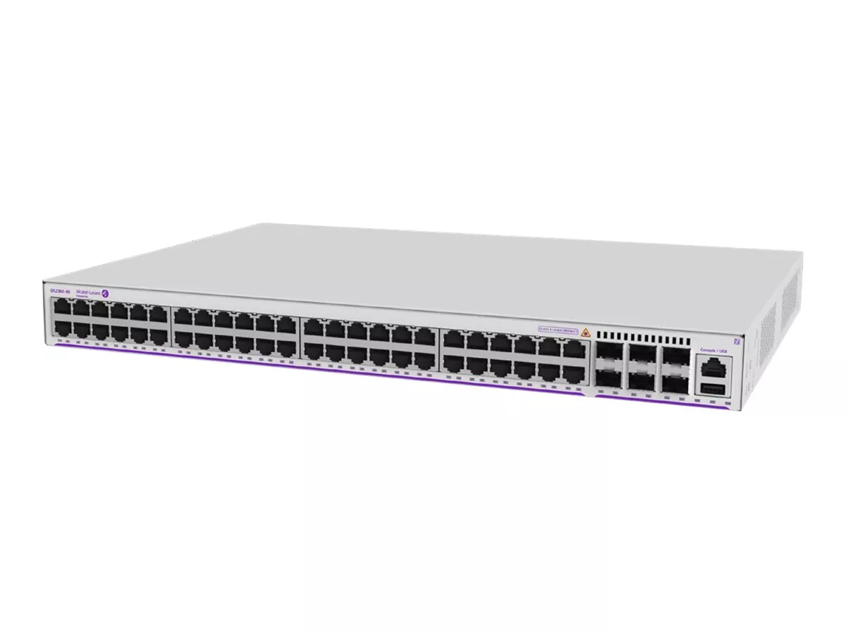 SWITCH Gigabit Ethernet PoE+ de 48 puertos Alcatel - OS6360-P48-US