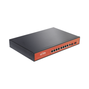 Switch PoE+ administrable de 8 puertos con respaldo de energía solar de WI-TEK - WI-PMS310GF-UPS-PLUS