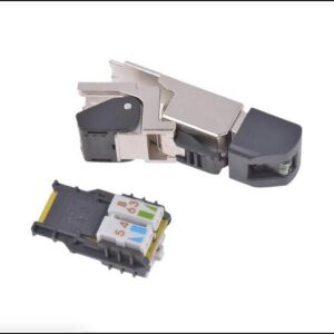 Conector RJ45,8 Pines, no ponchado, 22AWG. Modelo: 1585J-M8CC-C