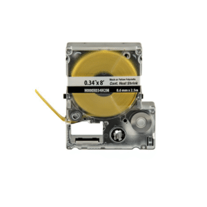 MARQUILLA TERMOENCOGIBLE POLIOLEFINA 3/16pulg 2.4M 18-12AWG AMARILLO