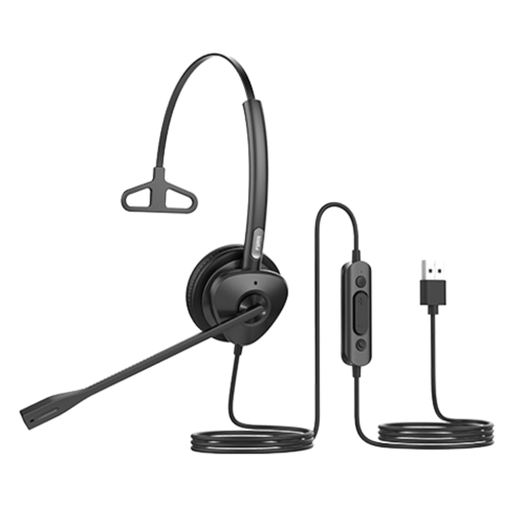 DIADEMA BINAUDAL USB SONIDO HD REDUCCION DE RUIDO