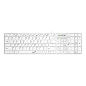 TECLADO SLIMSTAR 126,SP,USB,WHITE MODELO: 31310017409
