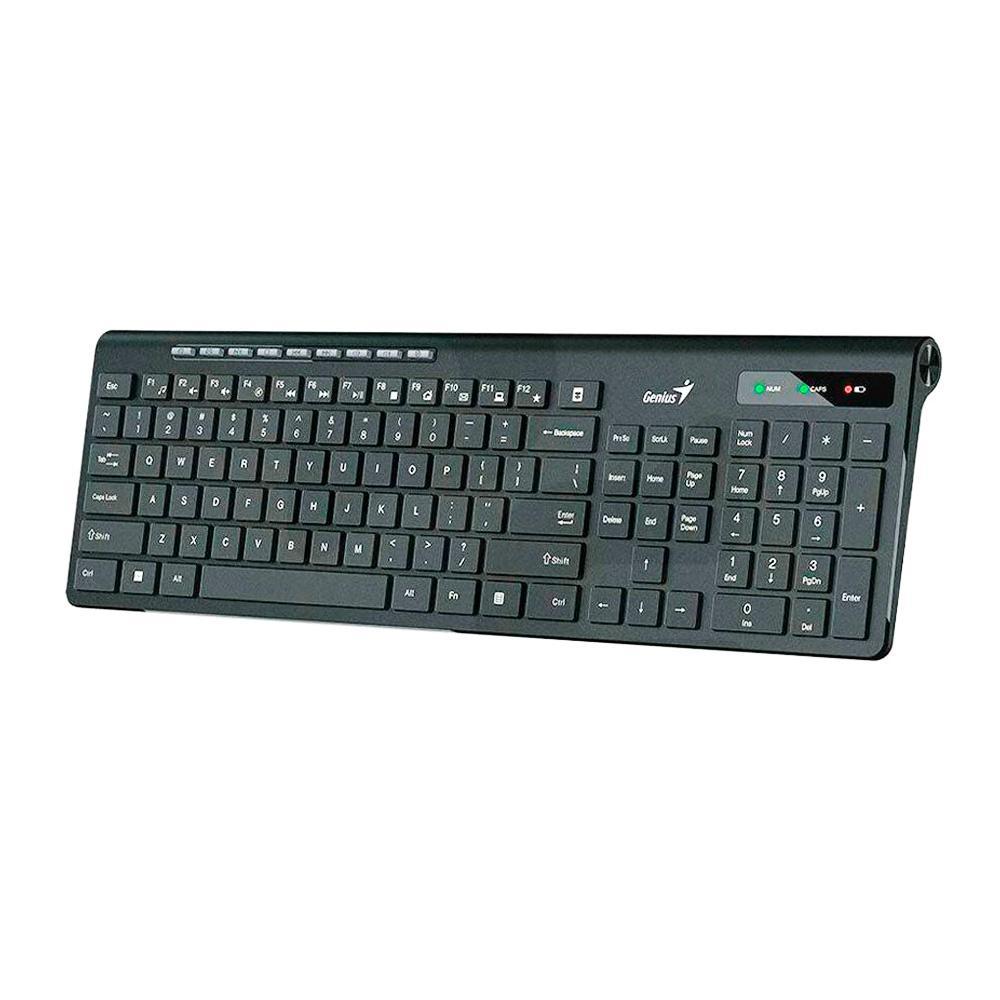 SLIMSTAR 7230, BLACK WIRELESS KEYBOARD , 9 HO