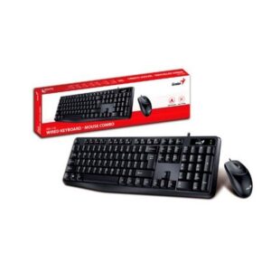 Combo Teclado + Mouse Genius Alambrico Km-170 Usb Negro