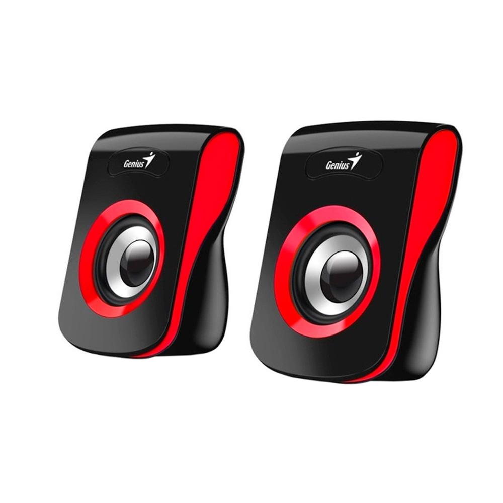 Parlante Genius Sp-Q180 Usb Rojo