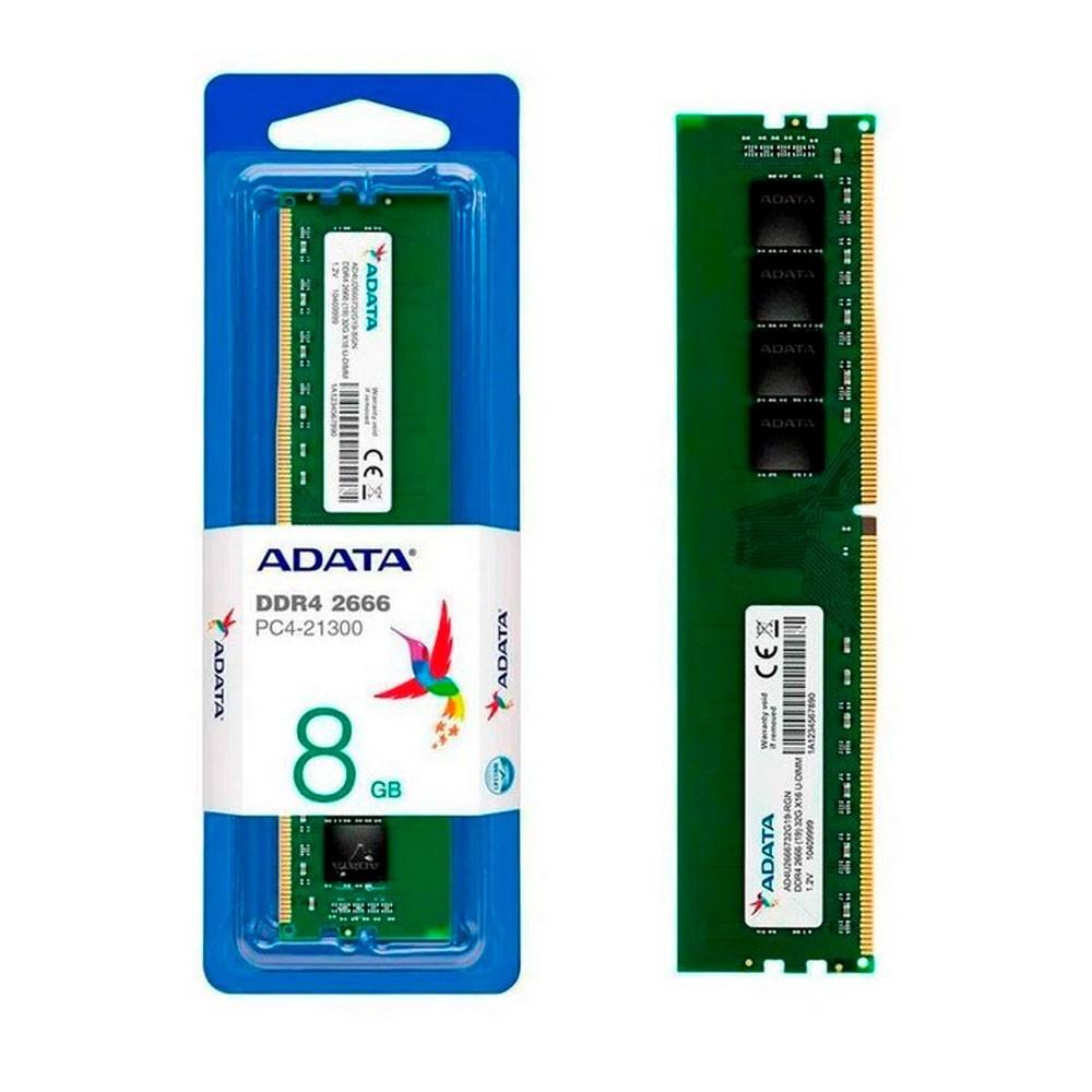 MEMORIA ADATA RAM PC DDR4 8GB BUS 3200 MODELO: AD4U32008G22-SGN