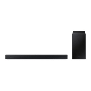 BARRA DE SONIDO SAMSUNG, SUBWOOFER, 2.1 CANALES CONEXIÓN INALÁMBR