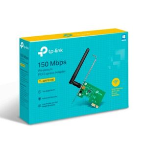 ADAPTADOR DE RED TPLINK PCI- EXPRESS, N 2.4 GHZ, 150MBPS, 1 ANTEN