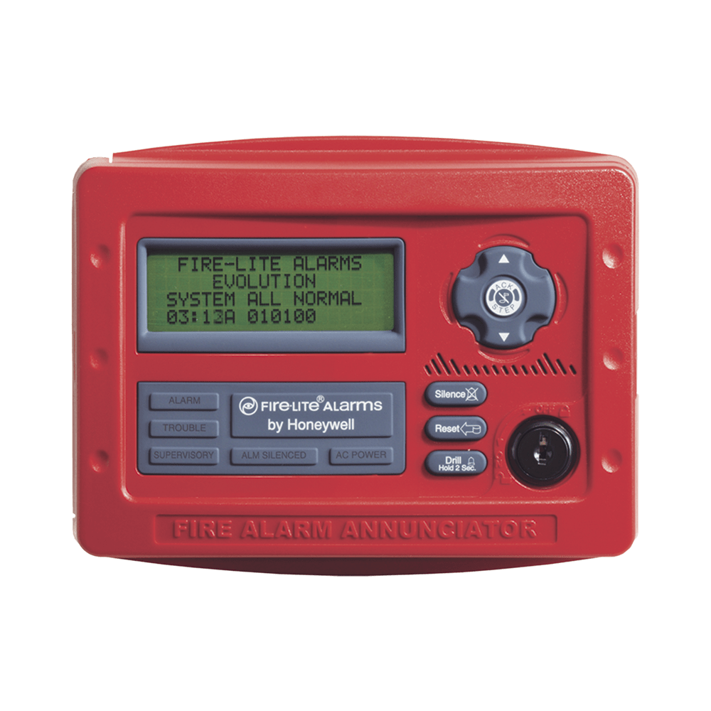 Anunciador Serial Para Paneles Direccionables Fire-Lite, Color Ro