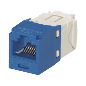 CONECTOR JACK RJ45 ESTILO TG, MINI-COM, CATEGORÍA 6, DE 8 POSICIO