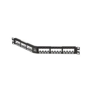 PANEL DE PARCHEO MODULAR MINI-COM (SIN CONECTORES), ANGULADO, TOT
