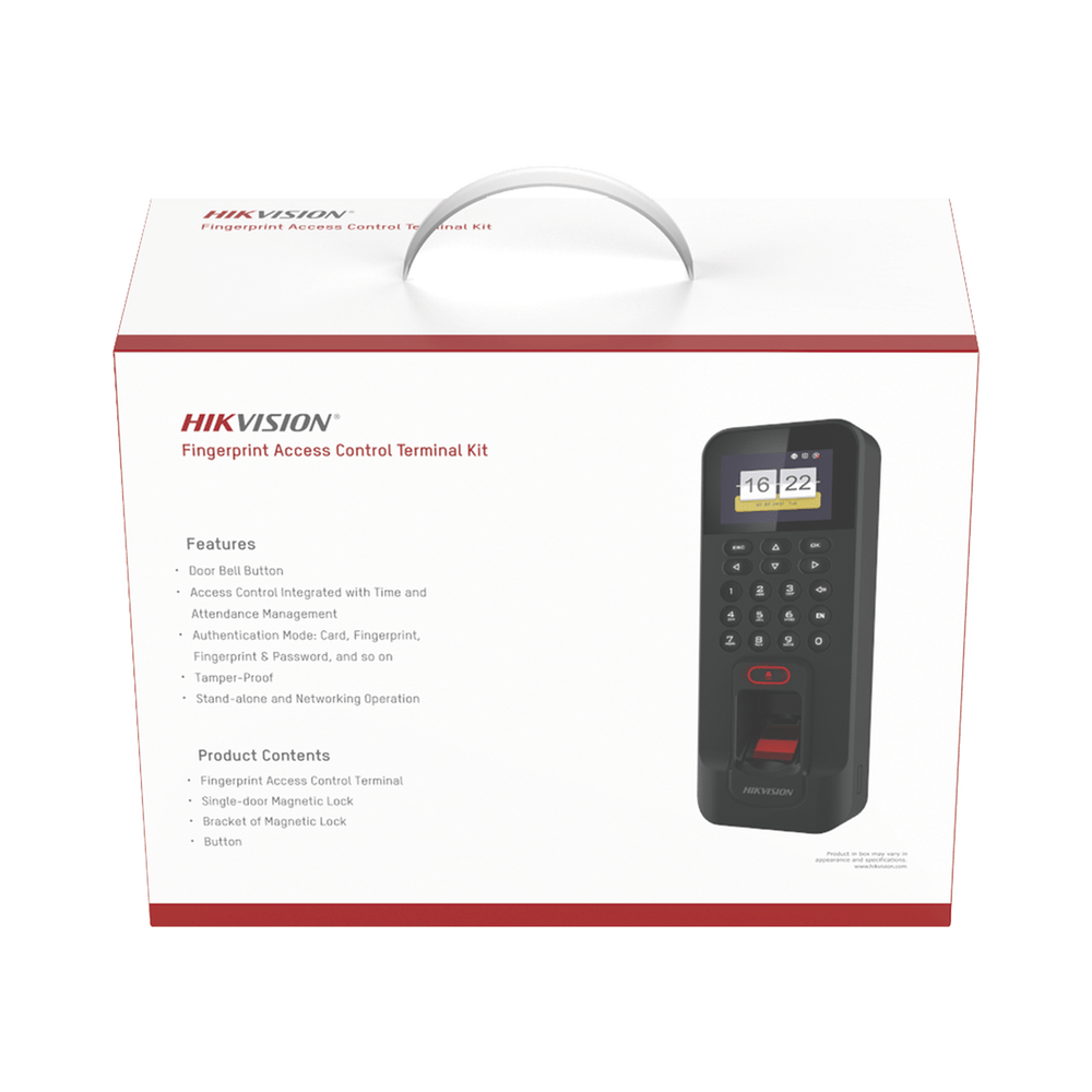 Kit De Control De Acceso Todo Incluido Con Lector De Huellas Y Ta