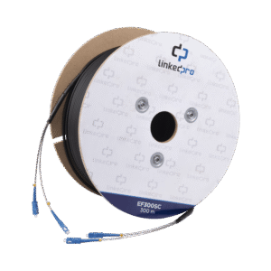 Carrete De Fibra Óptica Monomodo Con Conectores Sc-Sc Duplex, Ref