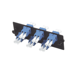 PLACA ACOPLADORA DE FIBRA OPTICA FAP, CON 6 CONECTORES LC DUPLEX