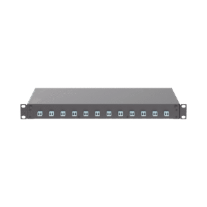 PANEL DE DISTRIBUIDOR DE FIBRA ÓPTICA, CON 12 CONECTORES LC DUPLE