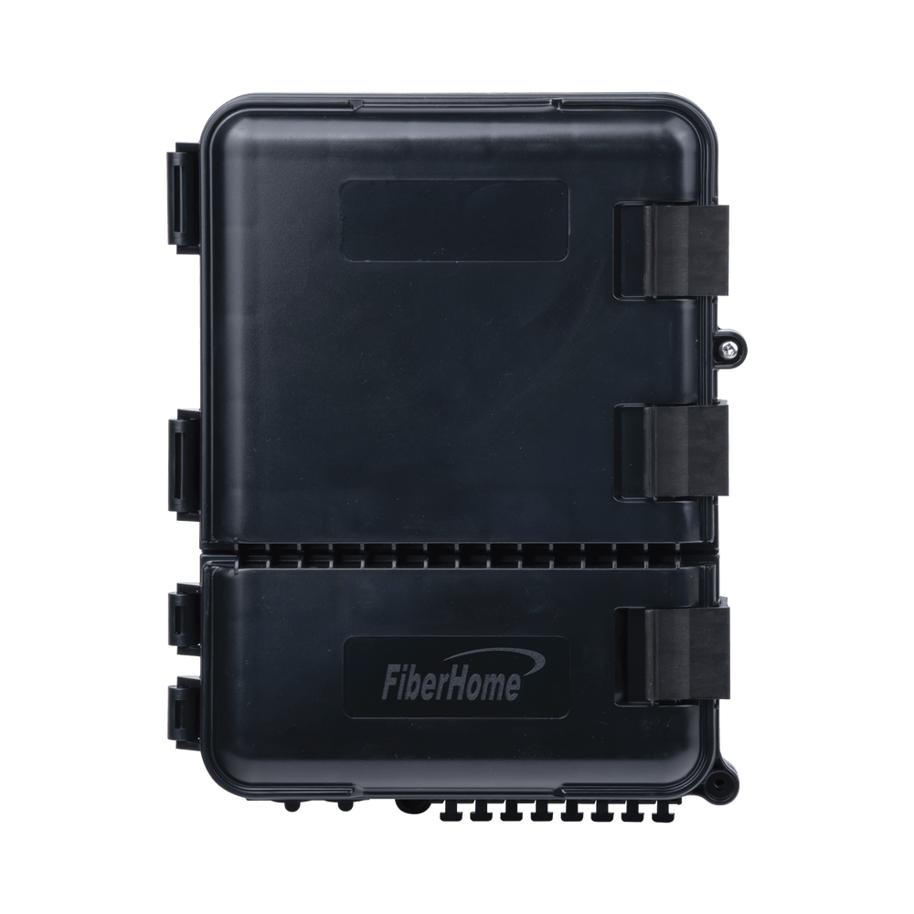 Caja De Distribución De Fibra Óptica Para 24 Empalmes, Con 8 Acop