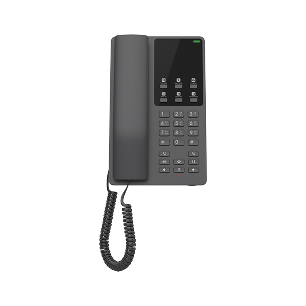 TELÉFONO IP HOTELERO WI-FI, 2 LÍNEAS SIP CON 2 CUENTAS, CODEC OPU