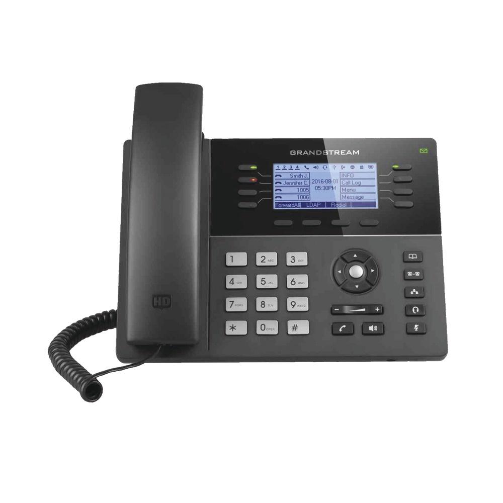 Teléfono Ip Gama Media De 8 Líneas Con 4 Teclas De Función.