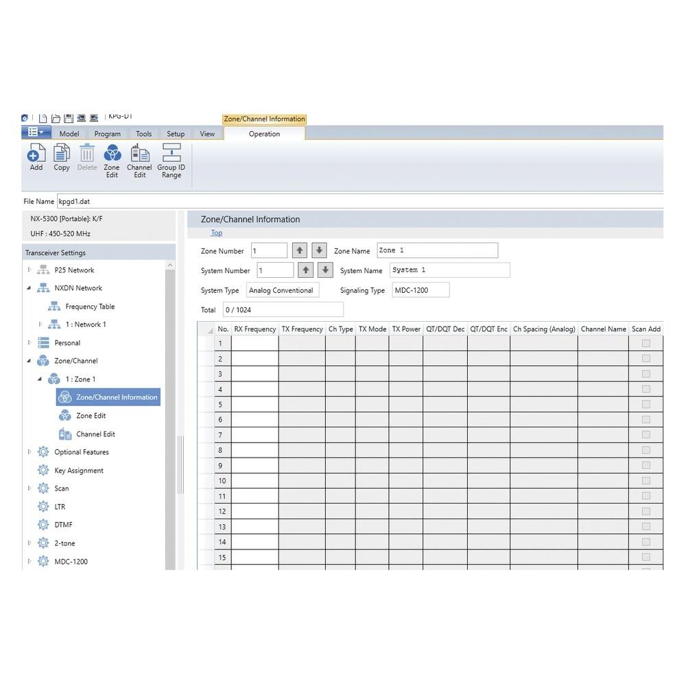 Software De Programación Para Radios Serie Nx-5000