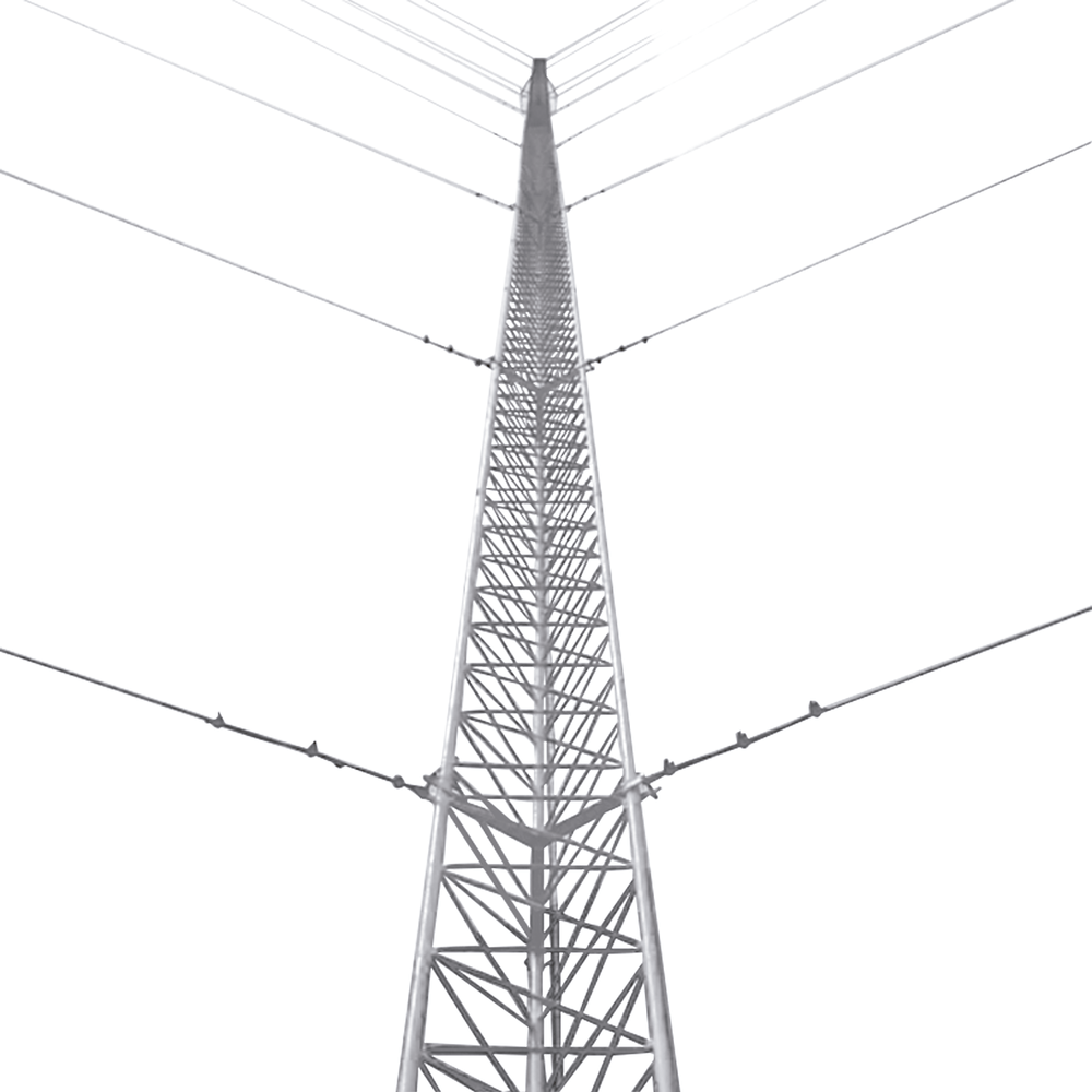 KIT DE TORRE ARRIOSTRADA DE TECHO DE 6 M CON TRAMO STZ30G GALVANI