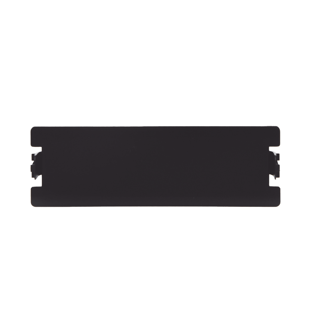 PLACA CIEGA COLOR NEGRO PARA DISTRIBUIDOR DE FIBRA ÓPTICA LP-ODF-