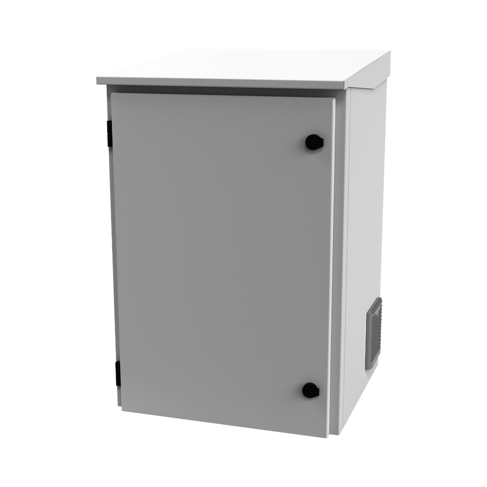 Gabinete De Exterior Con Rack De 19pulg De 16U Con Ventiladores