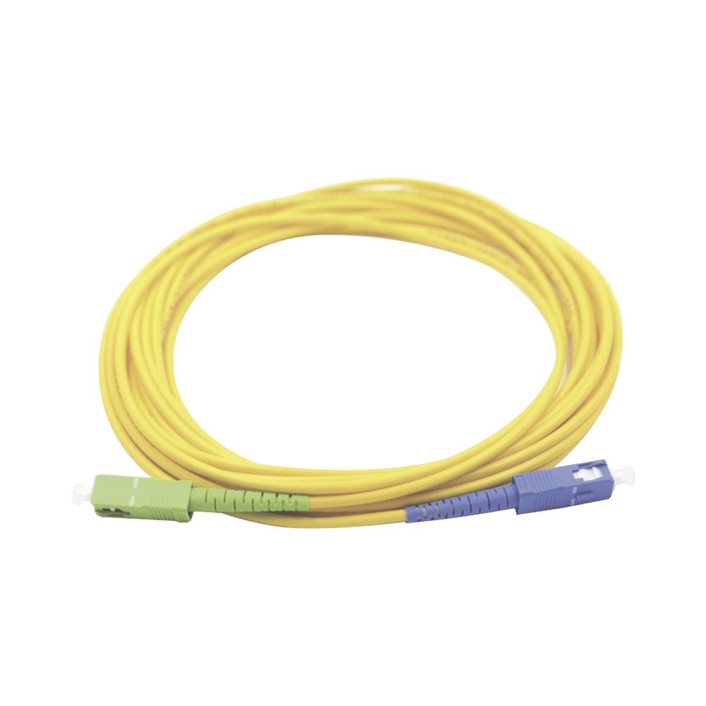 Jumper De Fibra Óptica Monomodo Sc/Upc Sc/Apc Simplex, Color Amar