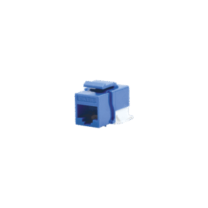 Módulo Jack Cat6 Sin Herramienta (Toolless) Keystone - Color Azul