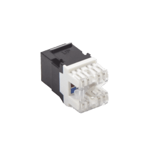 Módulo Jack Keystone Cat6 Con Terminación En Ángulo 180 º Color N