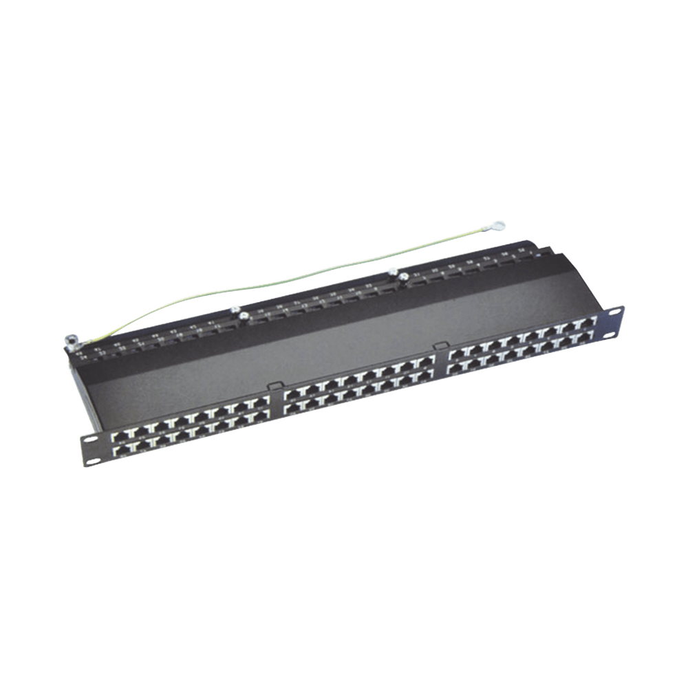 PANEL DE PARCHEO DE IMPACTO 110 BLINDADO DE 48 PUERTOS CAT6A MO