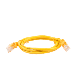 CABLE DE PARCHEO UTP CAT5E - 1 M - AMARILLO MODELO: LP-UT3-100-YE
