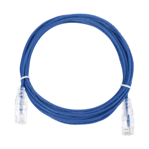 Cable De Parcheo Slim Utp Cat6 - 3 M Azul Diámetro Reducido