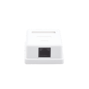 Caja De Pared Con 1 Puerto Keystone, Incluye Jack Cat5E