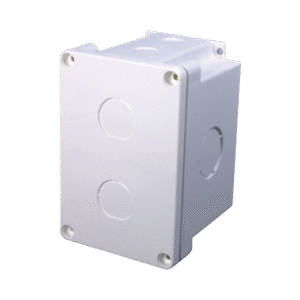 CAJA SUPERFICIAL A PRUEBA DE AGUA (IP67) CON 2 SALIDAS PARA APLIC